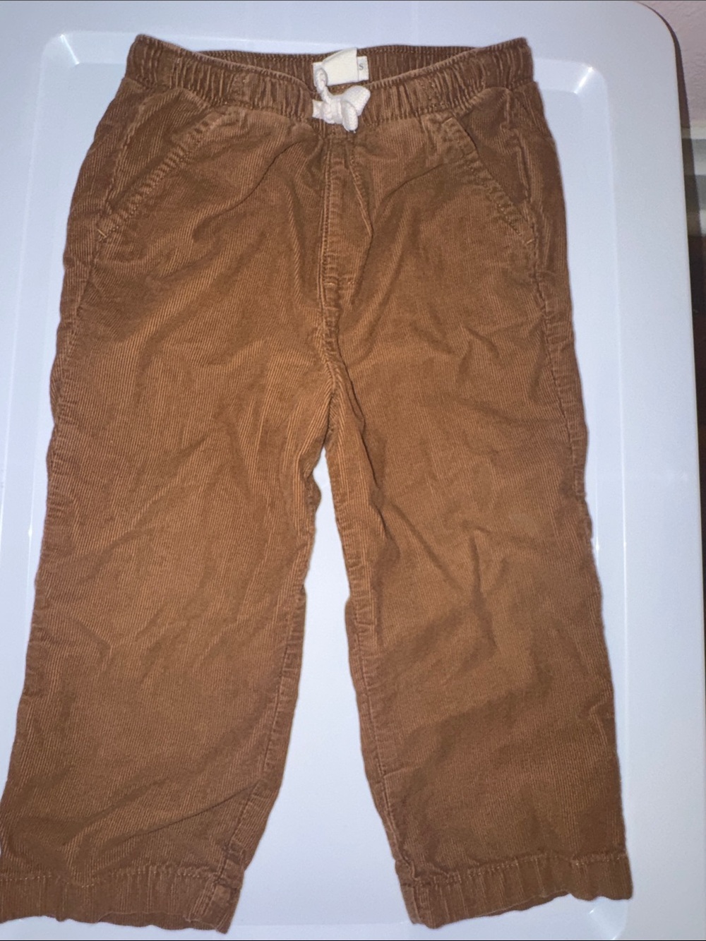 Crewcuts Brown Corduroy Pull-On Pants